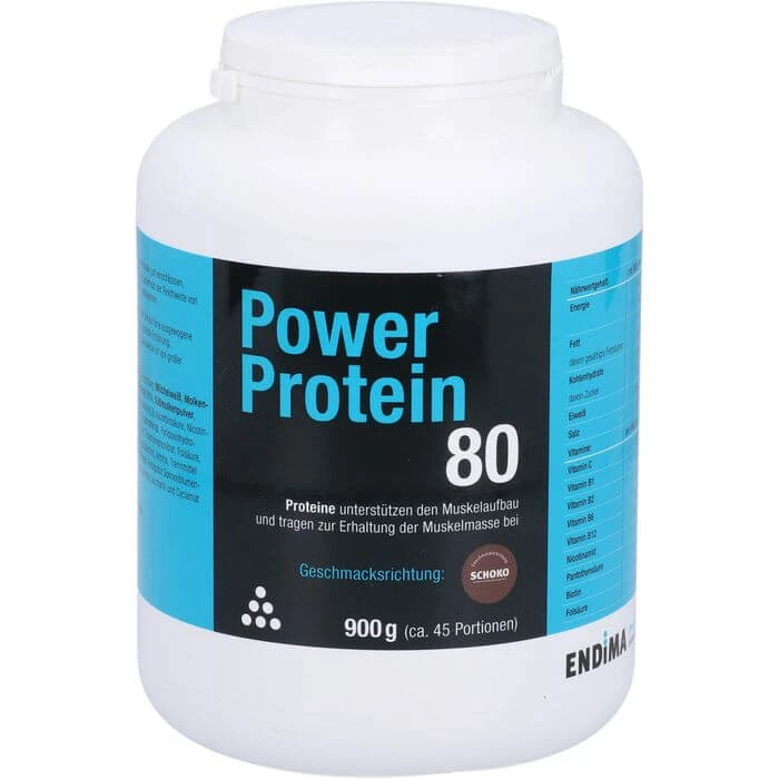 POWER PROTEIN 80 Schoko Pulver 900 g