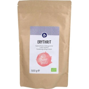 Înlocuitor de zahăr organic cu granulație fină ERYTHRIT 500 g