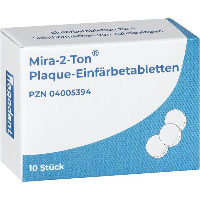 MIRA 2 Ton Plaque Einfärbe Tabletten 10 St