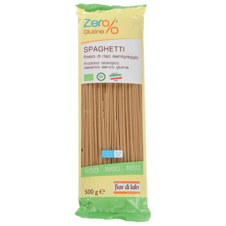 Glutenfreie Bio-Vollreis-Spaghetti, 500g, Fior di Loto