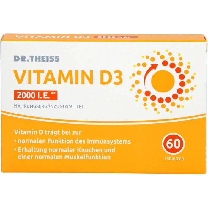 DR.THEISS Vitamin D3 Tabletten 2000 I.E. 60 St