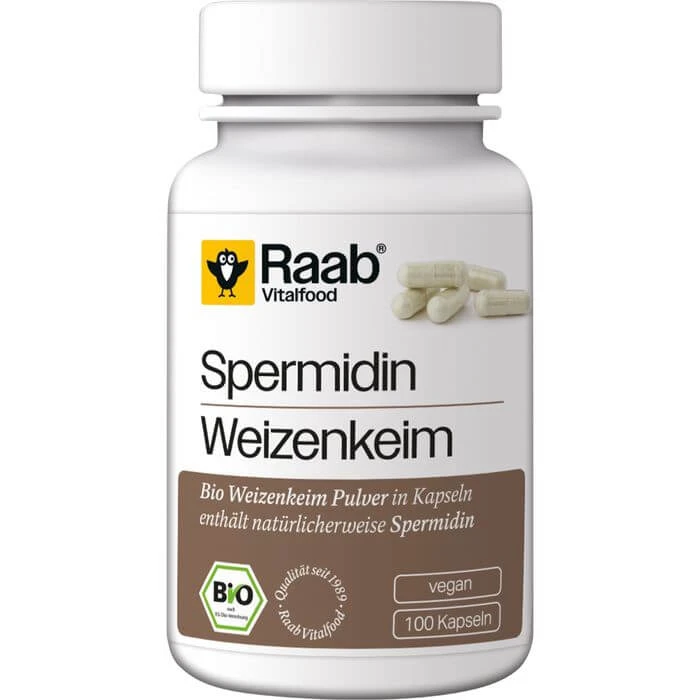 RAAB Vitalfood Spermidin Bio Kapseln 100 St
