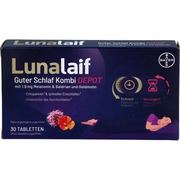 LUNALAIF Guter Schlaf Kombi Depot Tabletten 30 St