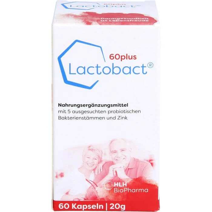 LACTOBACT 60plus magensaftresistente Kapseln 60 St