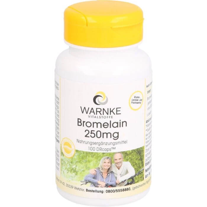 BROMELAIN 250 mg magensaftresistente Kapseln 100 St