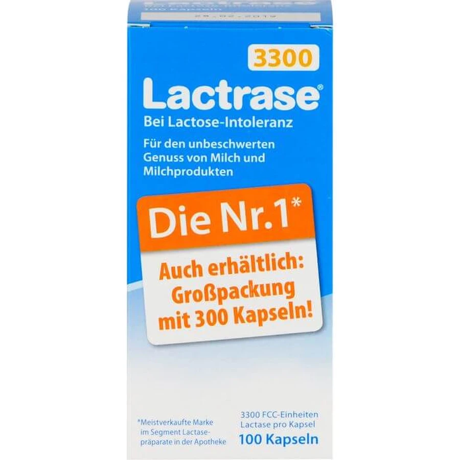 LACTRASE 3.300 FCC Kapsułki 100 kapsułek: ceny i cechy