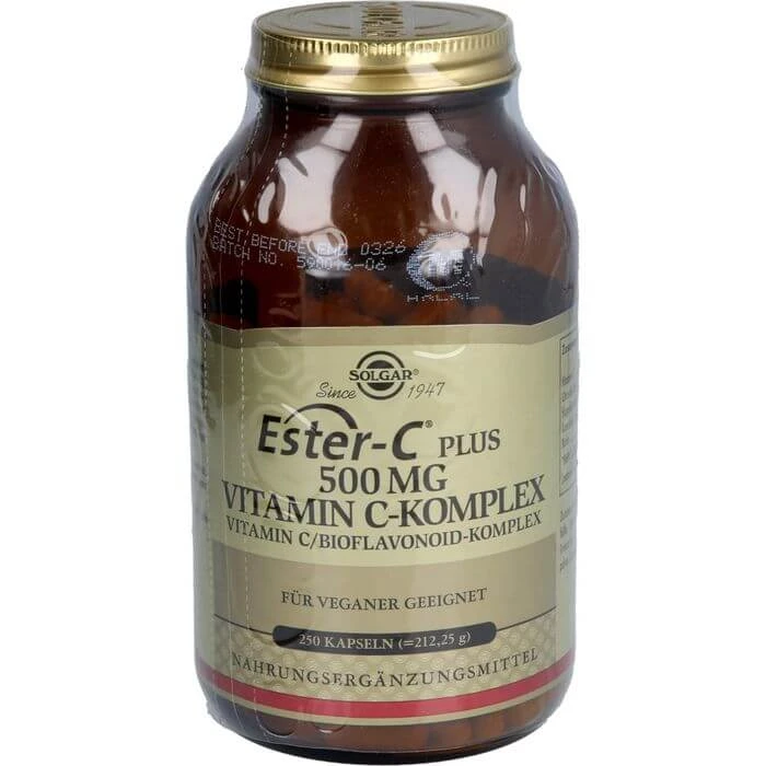 SOLGAR Ester-C Plus 500 mg Kapseln 250 St