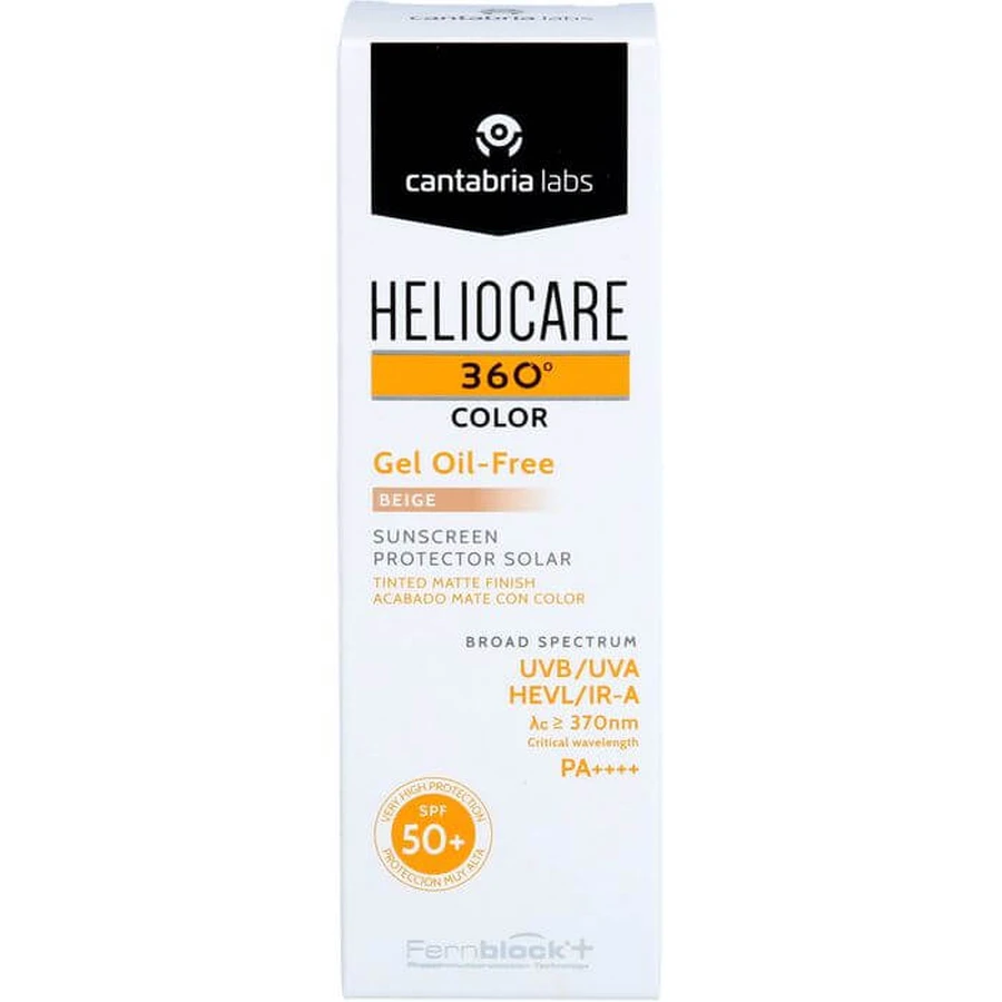 HELIOCARE 360° Colour Gel bej fără ulei 50 ml