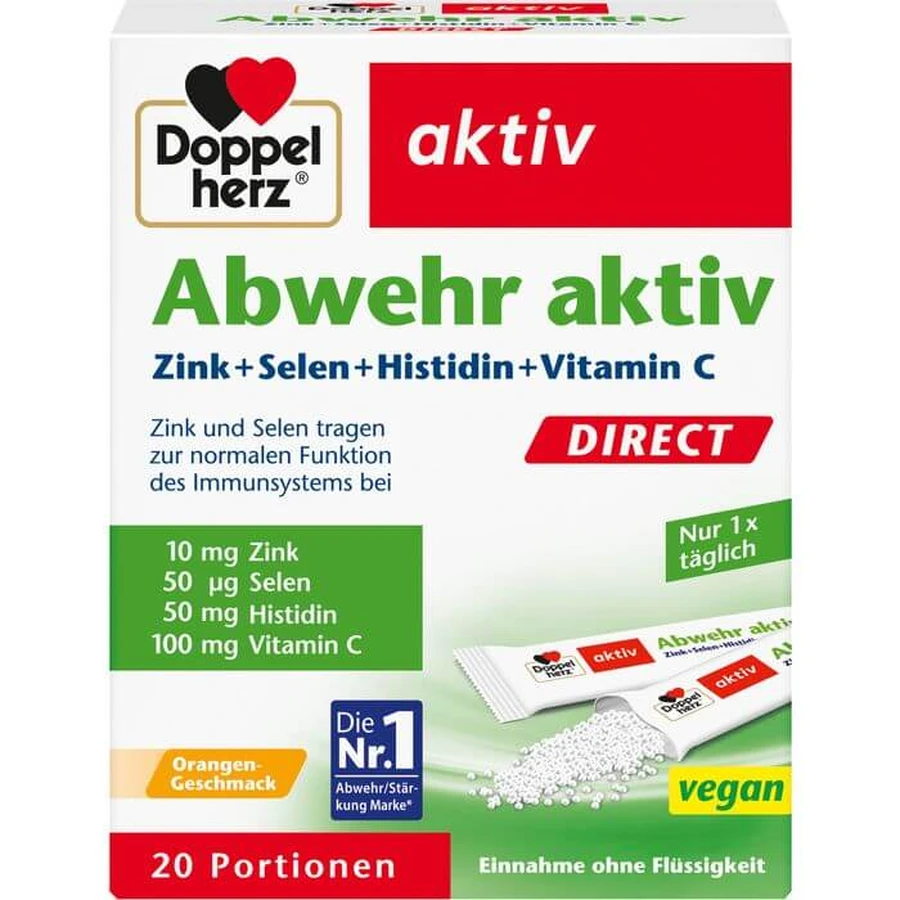 DOPPELHERZ Abwehr aktiv DIRECT Pellets 20 St.