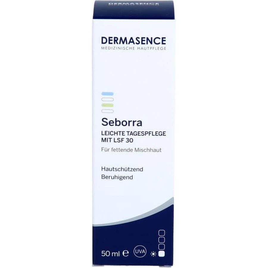 DERMASENCE Seborra lekka pielęgnacja na dzień z filtrem SPF 30 50 ml: ceny i cechy