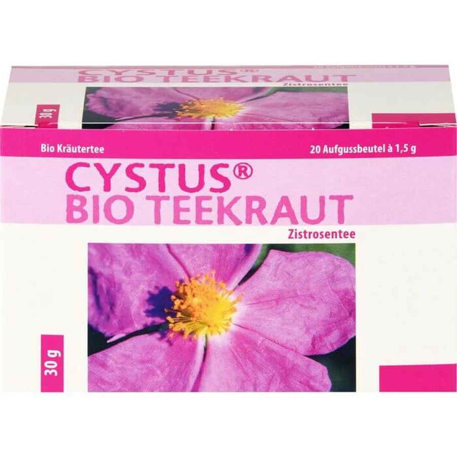 CYSTUS Bolsa de filtro de té de hierbas orgánicas 20 uds.