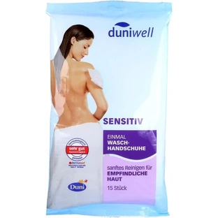 DUNIWELL Mănuși de spălat de unică folosință sensibile 15 buc.
