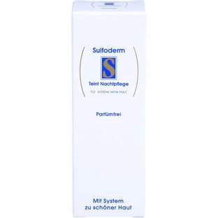 SULFODERM S Teint Nachtpflege parfümfrei 40 ml