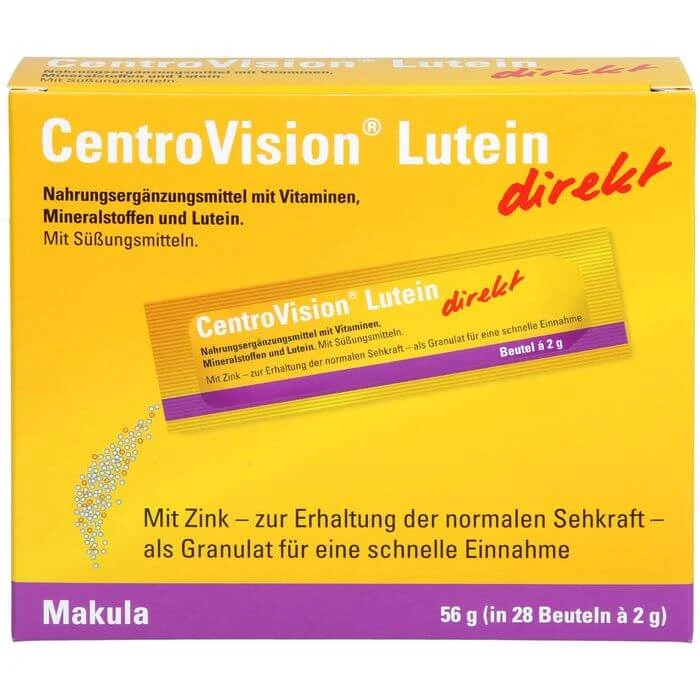 CENTROVISION Lutein direkt Granulat 28 St