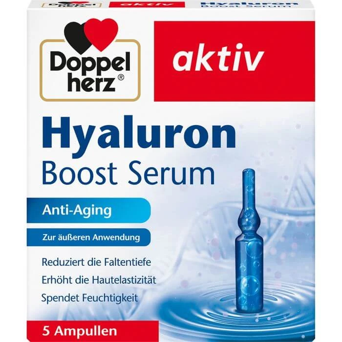 DOPPELHERZ Hyaluron Boost Serum Ampullen 5 St