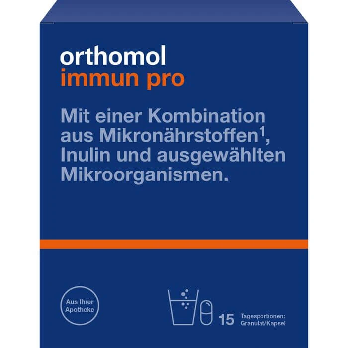 ORTHOMOL Immun pro Granulat/Kapseln Kombipack. 15 St