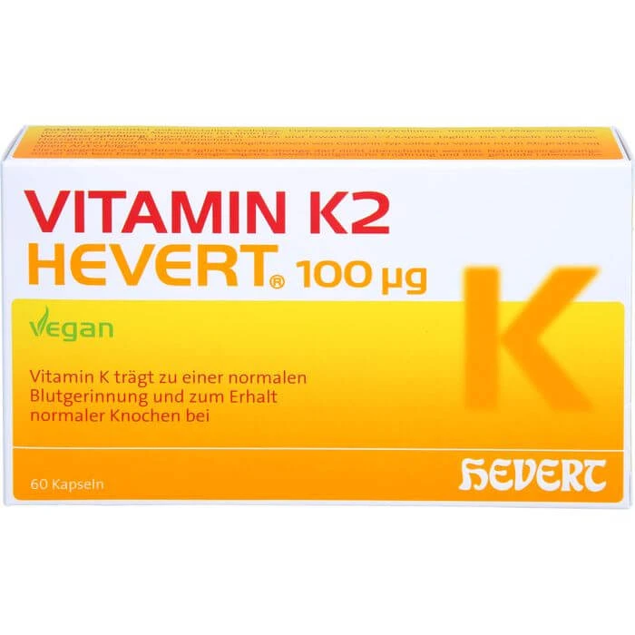 VITAMIN K2 HEVERT 100 µg Kapseln 60 St