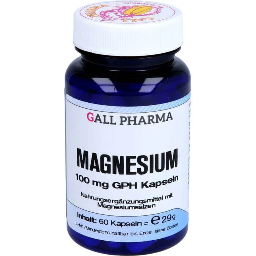 MAGNESIUM 100 mg GPH Capsules 60 Capsules