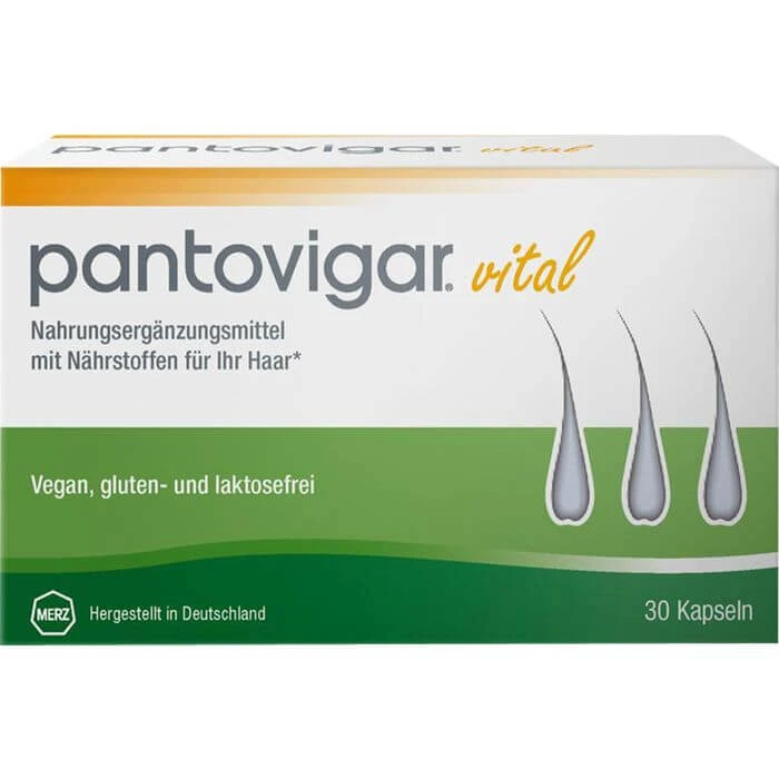 PANTOVIGAR vital Kapseln mit Nährstoffen für Haare 30 St