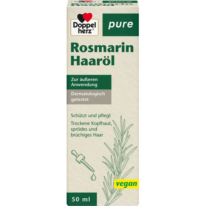 DOPPELHERZ Rosmarin Haaröl pure 50 ml