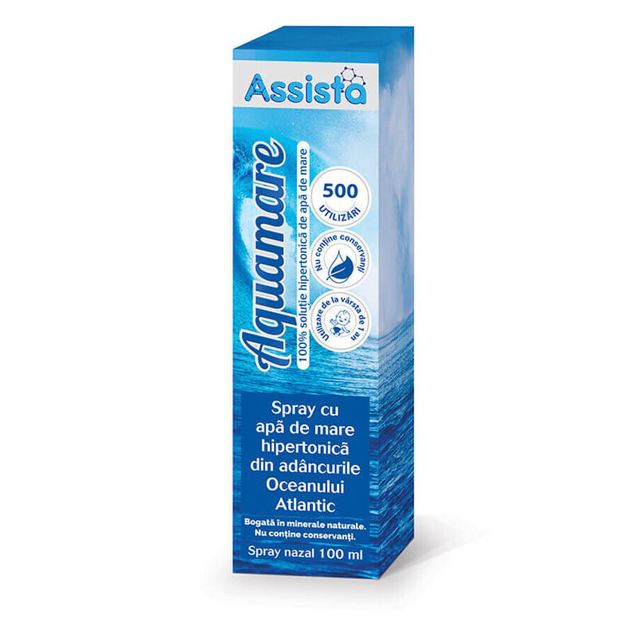 Watch Aquamare hypertonic nasal spray x 100 ml