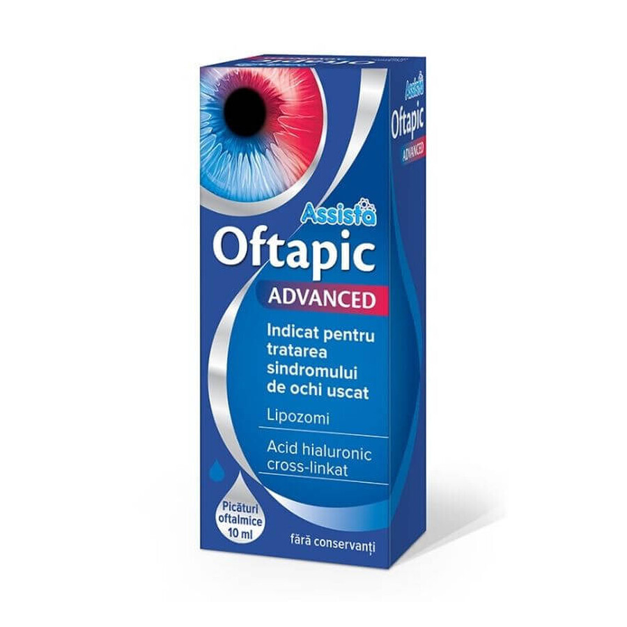 Assista Oftapic Advanced picaturi ochi x 10 ml