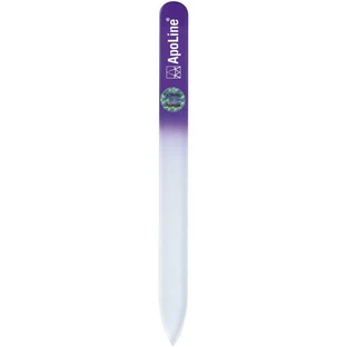 APOLINE Filtru de unghii din sticlă 9 cm violet 1 buc.