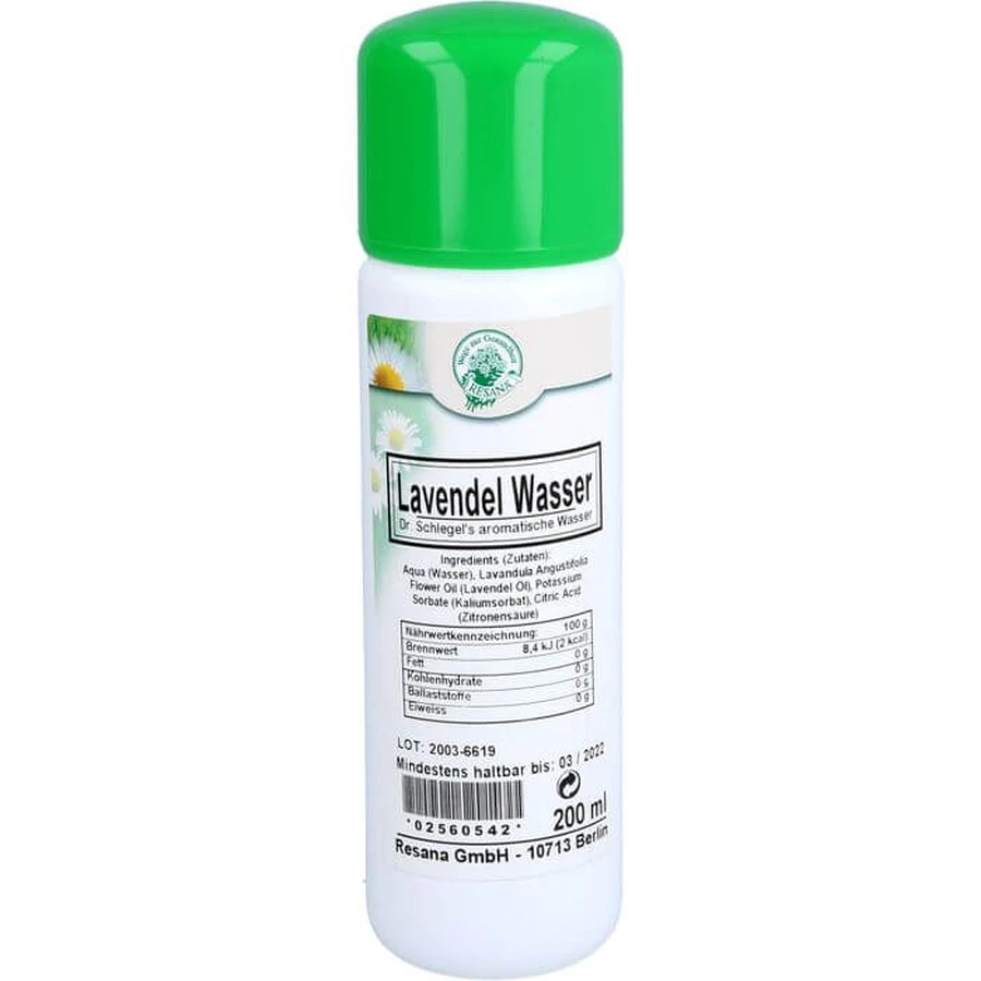 EAU DE LAVANDE Dr. Schlegel 200 ml