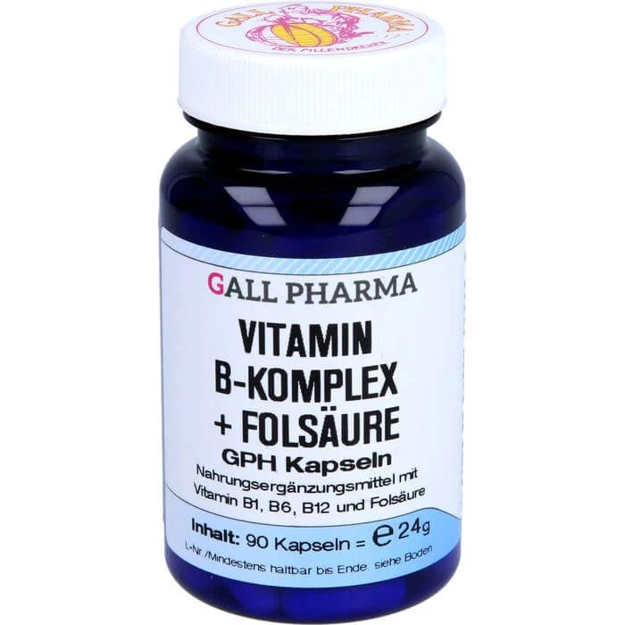 VITAMIN B KOMPLEX+Folsäure GPH Kapseln 90 St