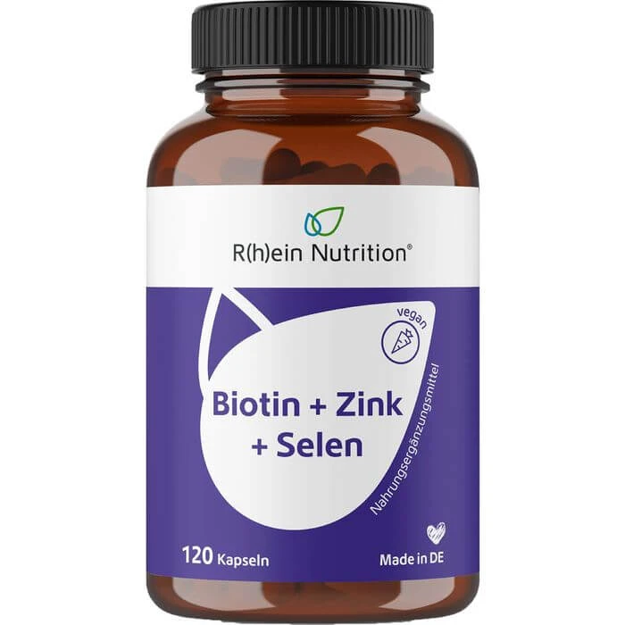 BIOTIN+ZINK+Selen f.Haut Haare & Nägel Kapseln 120 St