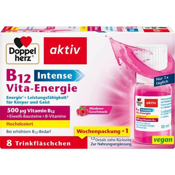 DOPPELHERZ B12 Intense Vita-Energie Trinkfl. 8 St