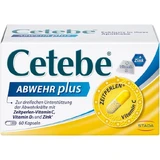 CETEBE ABWEHR plus Vitamin C+Vitamin D3+Zink Kaps. 60 St.