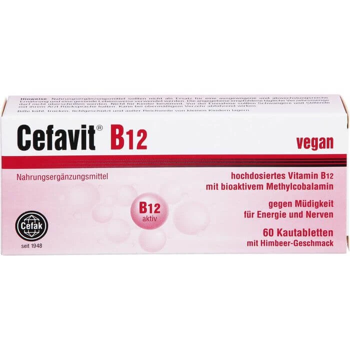 CEFAVIT B12 Kautabletten 60 St