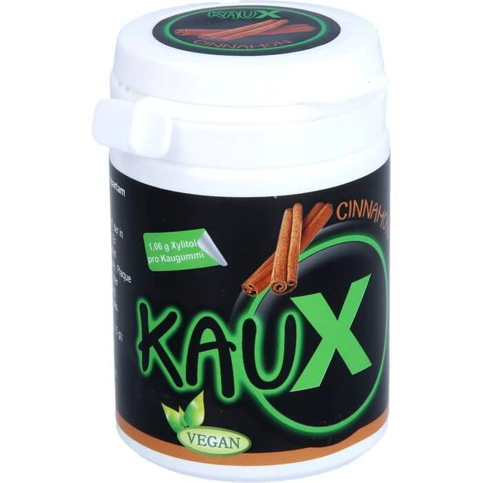 KAUX Zahnpflegekaugummi Cinnamon/Zimt mit Xylitol 40 St