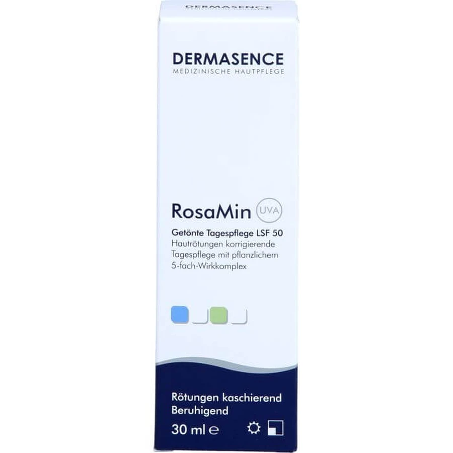 DERMASENCE RosaMin tratamiento de día con color SPF 50 30 ml