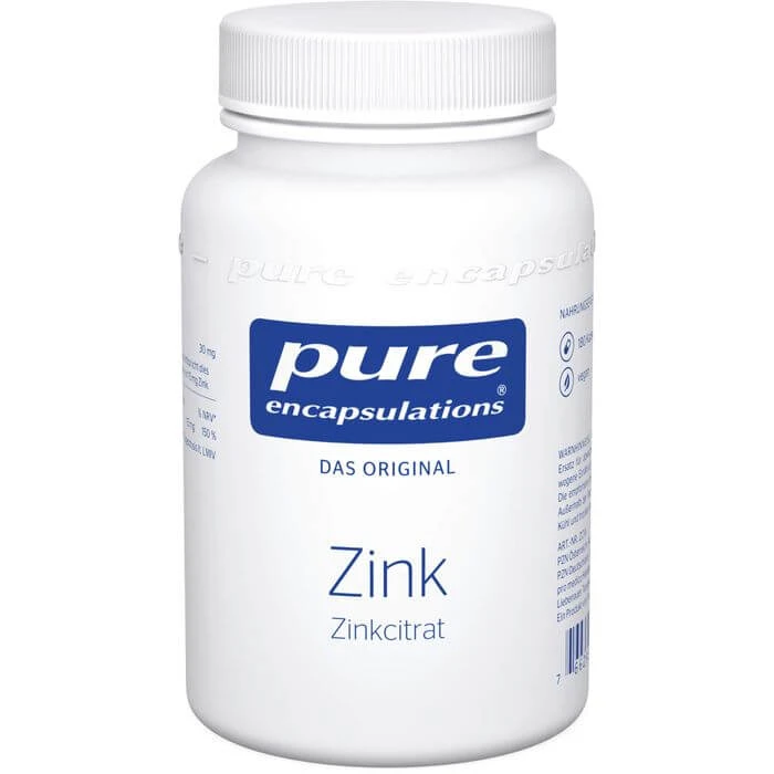 PURE ENCAPSULATIONS Zink Zinkcitrat Kapseln 180 St
