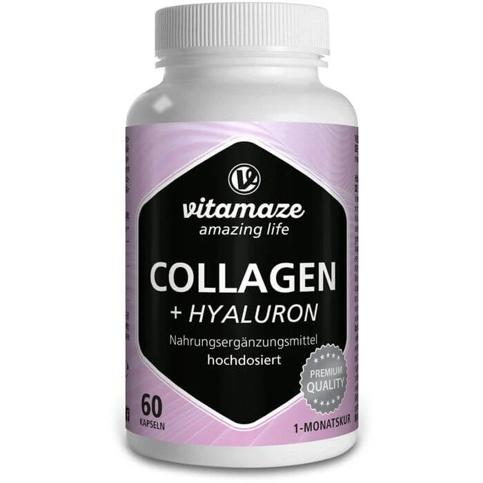COLLAGEN 300 mg+Hyaluron 100 mg hochdosiert Kaps. 60 St