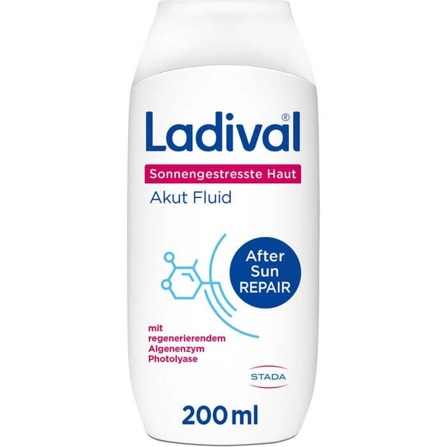 LADIVAL fluide aigu des peaux stressées par le soleil 200 ml