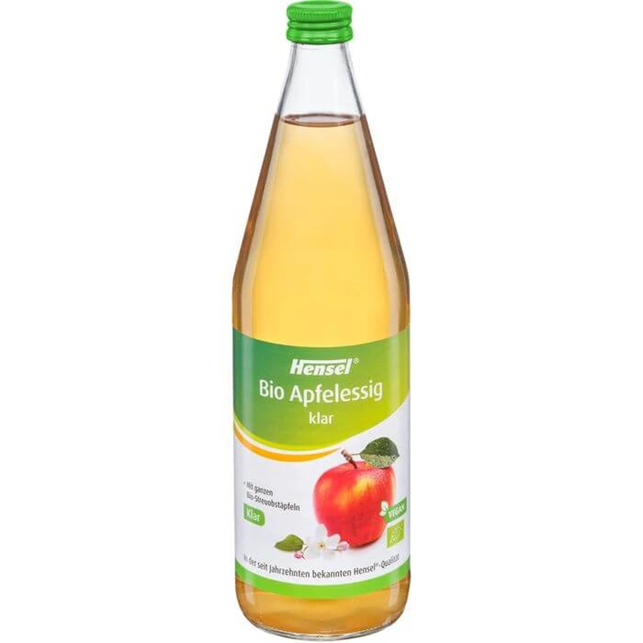 Oțet de cidru de mere HENSEL clar organic 750 ml