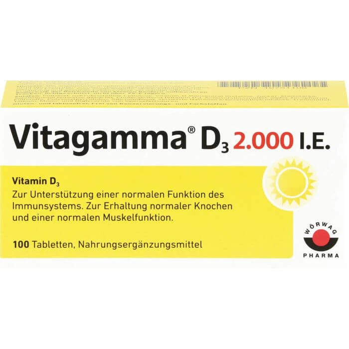 VITAGAMMA D3 2.000 I.E. Vitamin D3 NEM Tabletten 100 St