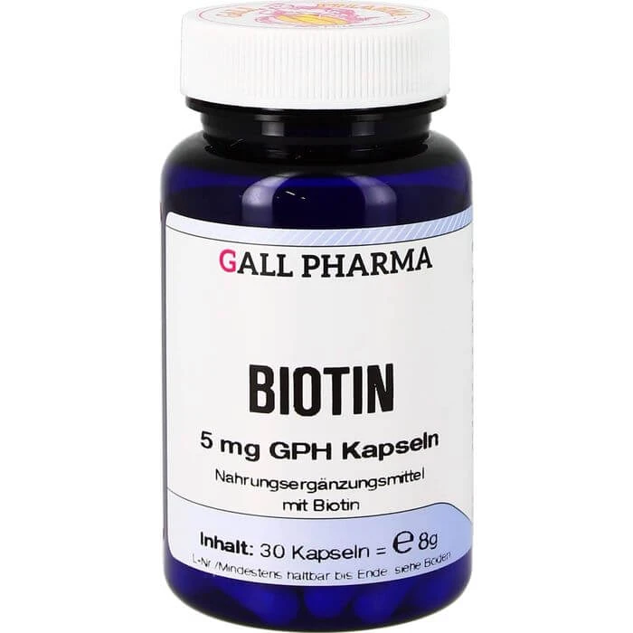 BIOTIN 5 mg GPH Kapseln 30 St