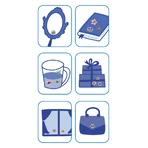 Imitation seal stickers - Space, Natural Creations collection