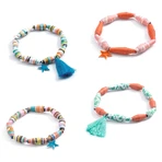 Atelier DIY de confectionat bratari cu margele din hartie, culori Pop