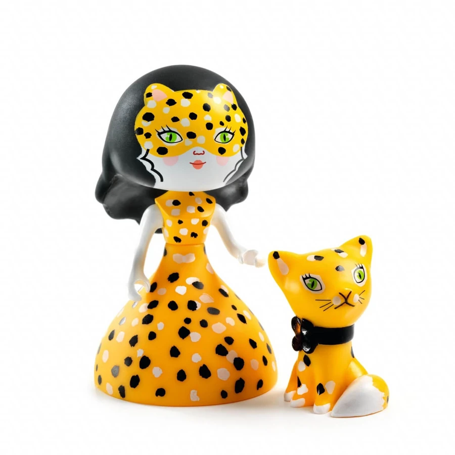 Arty Toys figurine Princess Feline and Cleo the cat, Djeco