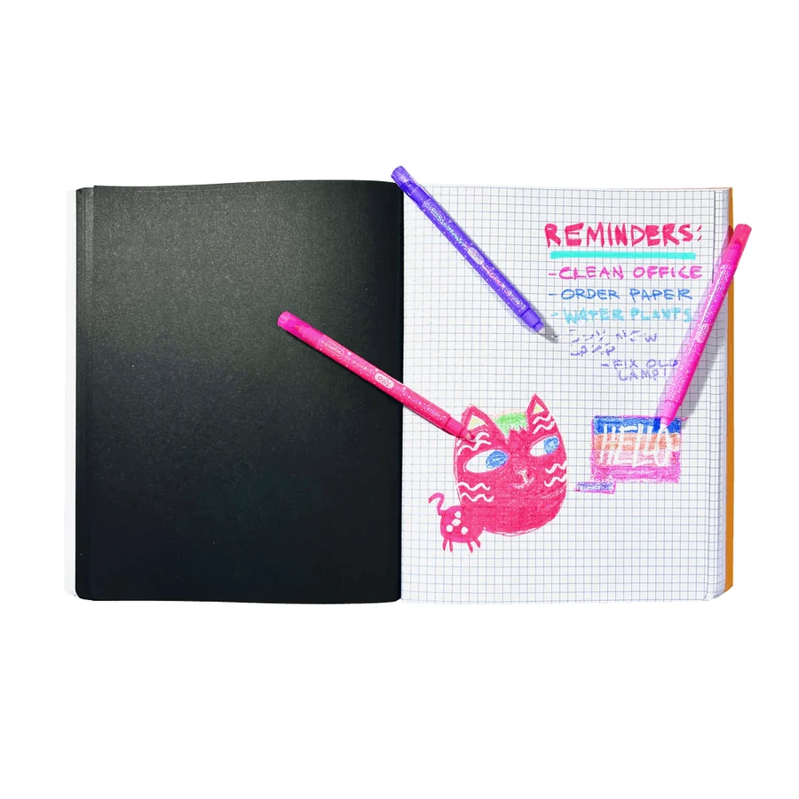 Carioci stralucitoare care se sterg - Make no mistake! - Set de 12