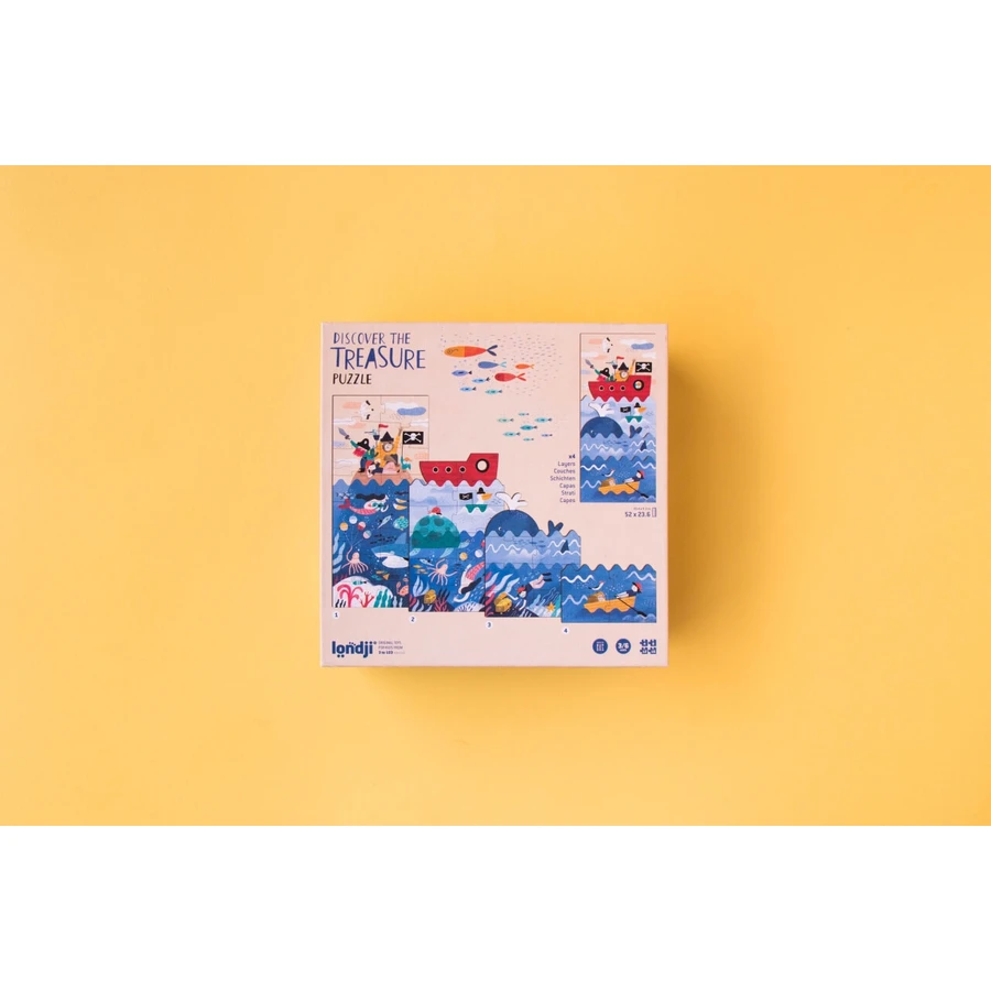 Puzzel Vind de schat, Londji