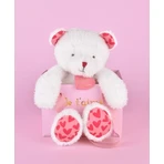 Ours en peluche "I Love You" dans un sac cadeau - 25 cm