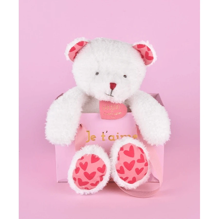 Ours en peluche "I Love You" dans un sac cadeau - 25 cm