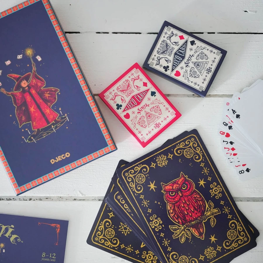 Magiczna gra Cartum Magus 20 sztuczek, Djeco: ceny i cechy