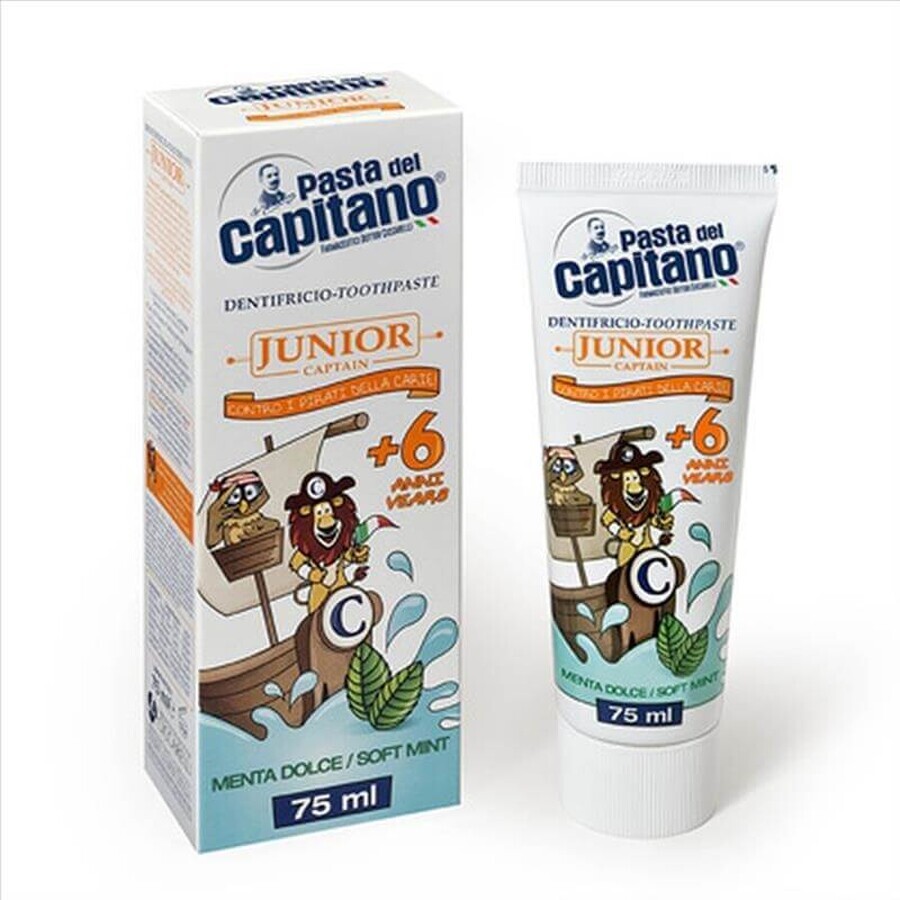 Del Capitano Toothpaste junior 6+ with mint flavour 0354 x 75 ml